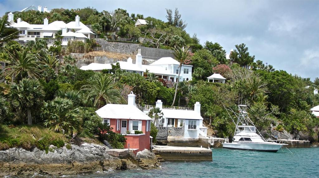 Waterfront mansions - Bermuda - May 24, 2017 © Richard Gladwell www.photosport.co.nz